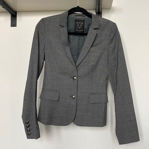 Aritzia Talula Grey Wool Blazer Size 2